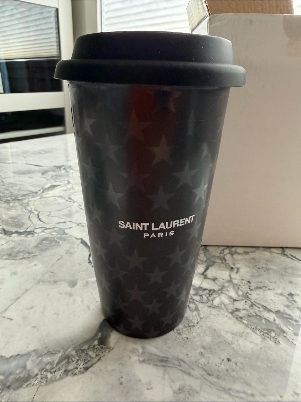 ✨SALE✨ NIB ~ AUTH SAINT LAURENT Ceramic Travel Mug
